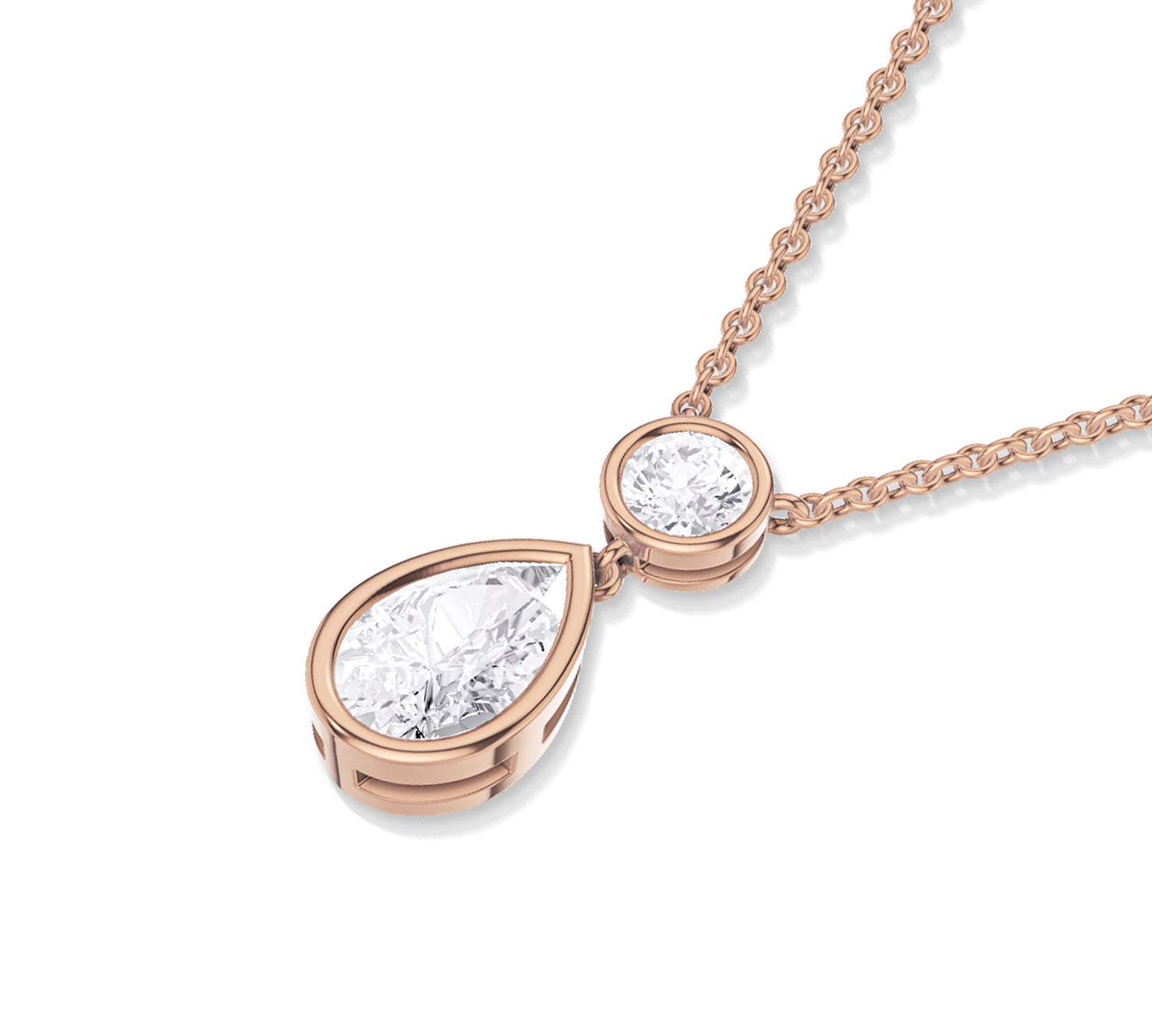 drop diamond pendant