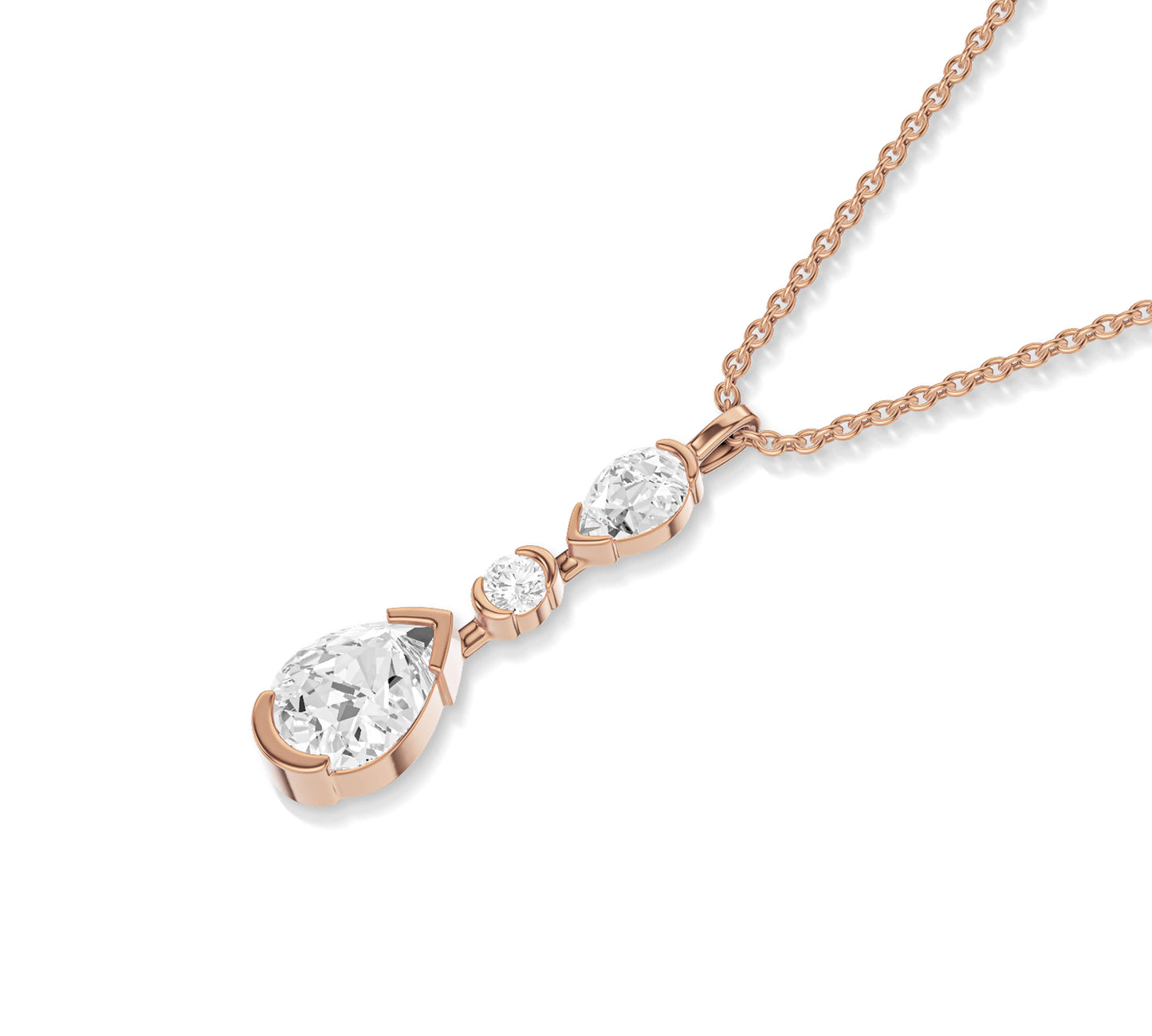 Stylish gold pendant for women