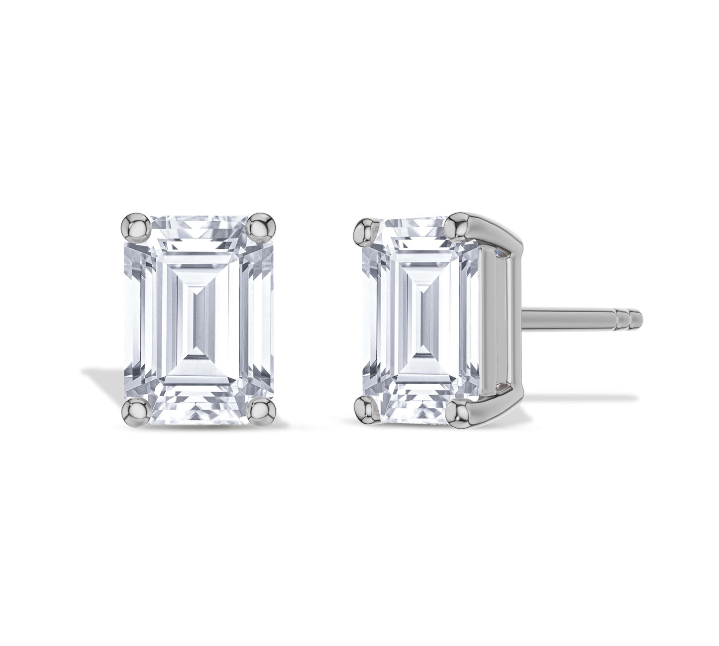 lab gown real diamond earrings