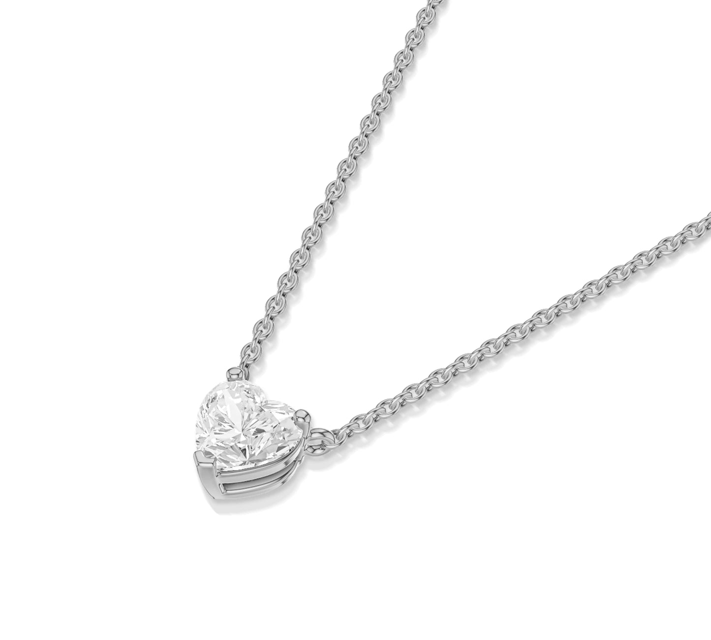 gold solitaire diamond necklace