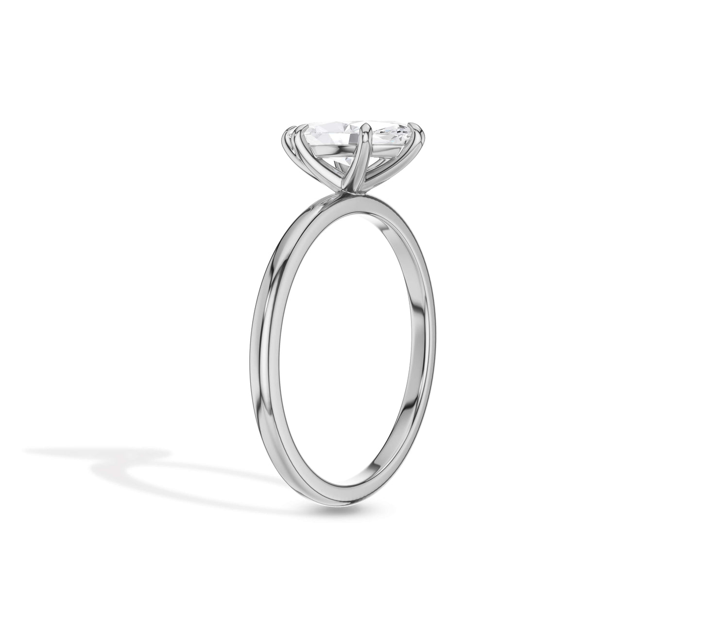 Sparkling marquise cut diamond ring with minimalist design
