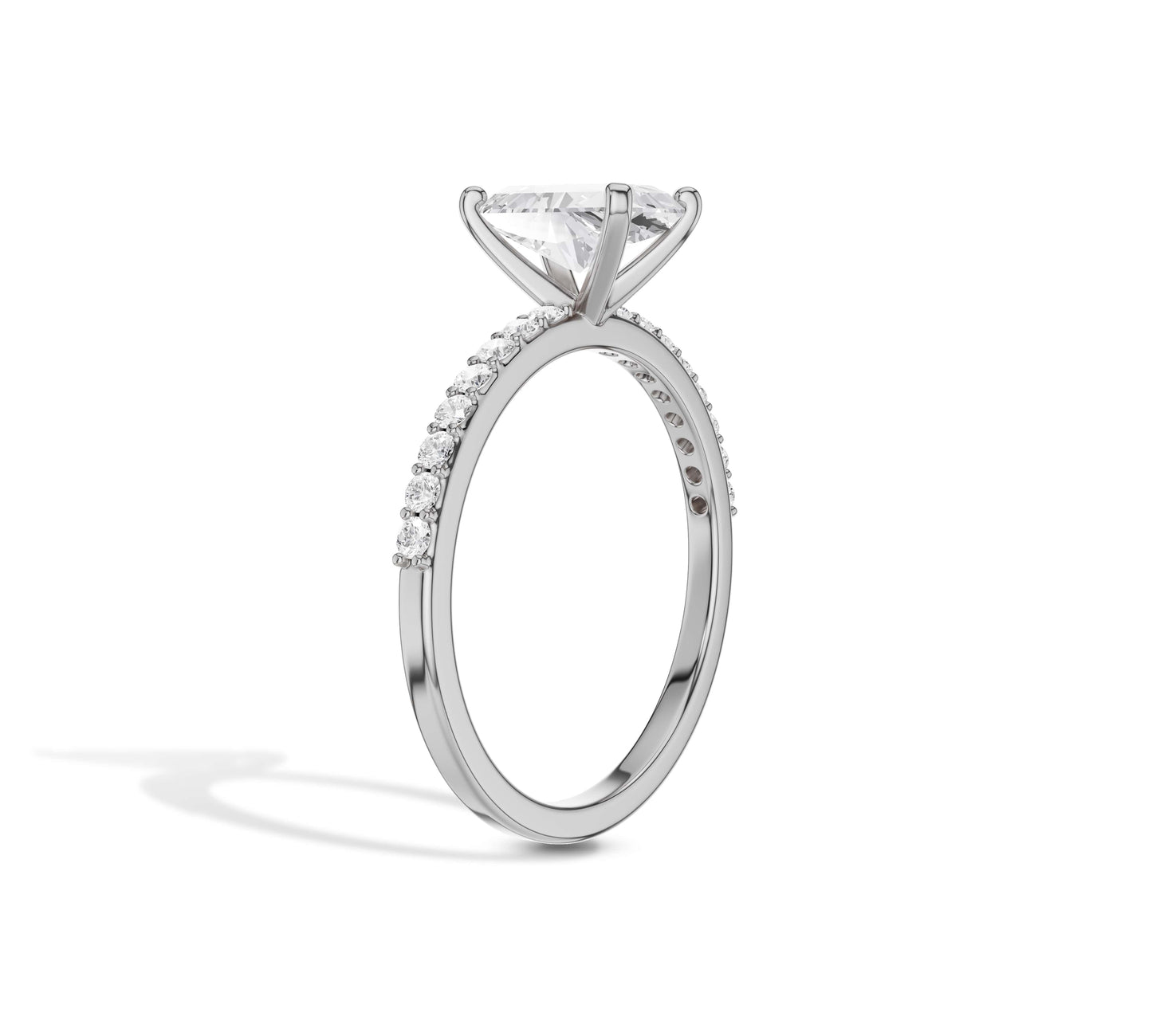 radiant cut diamond ring