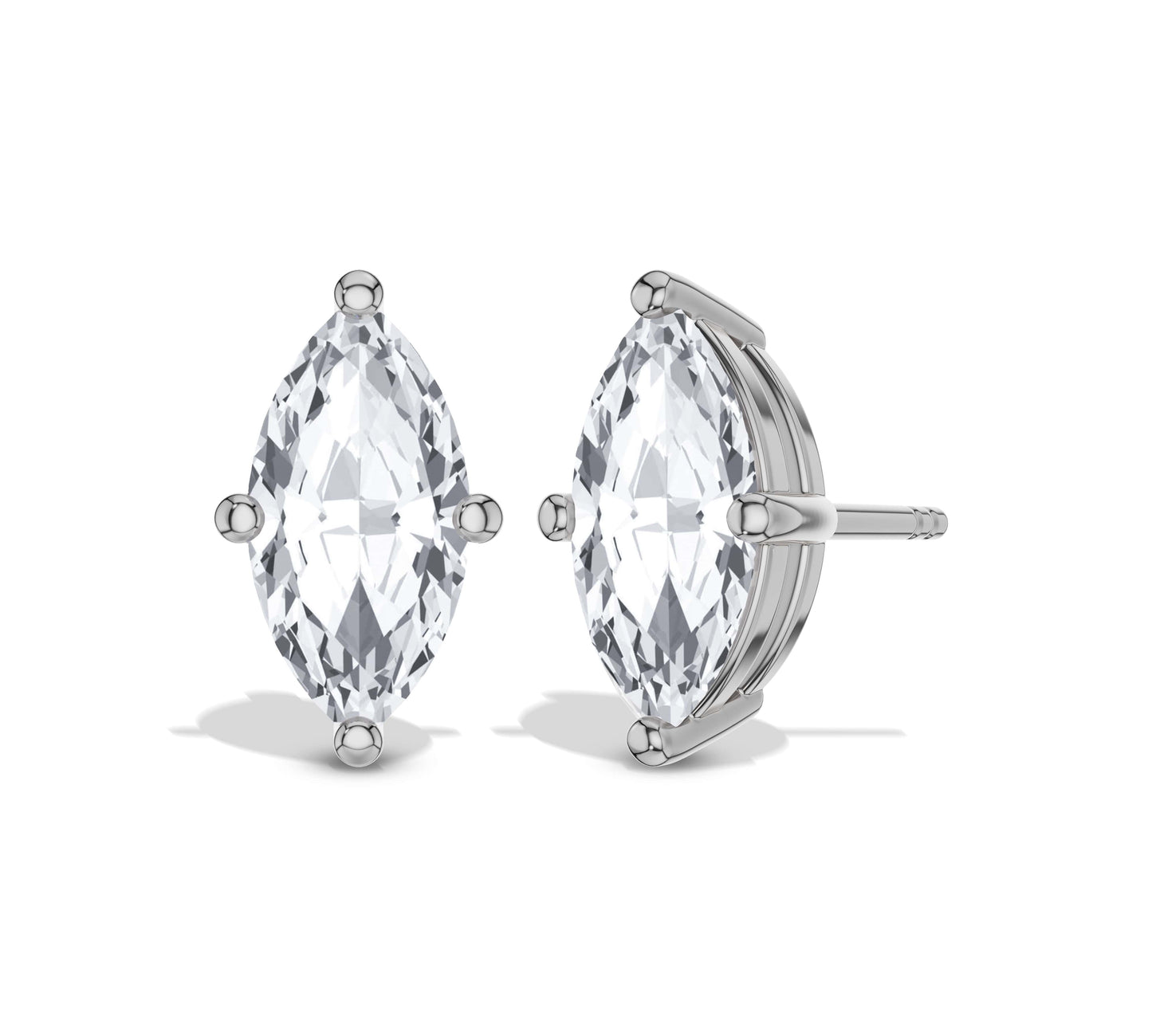 female diamond stud earrings