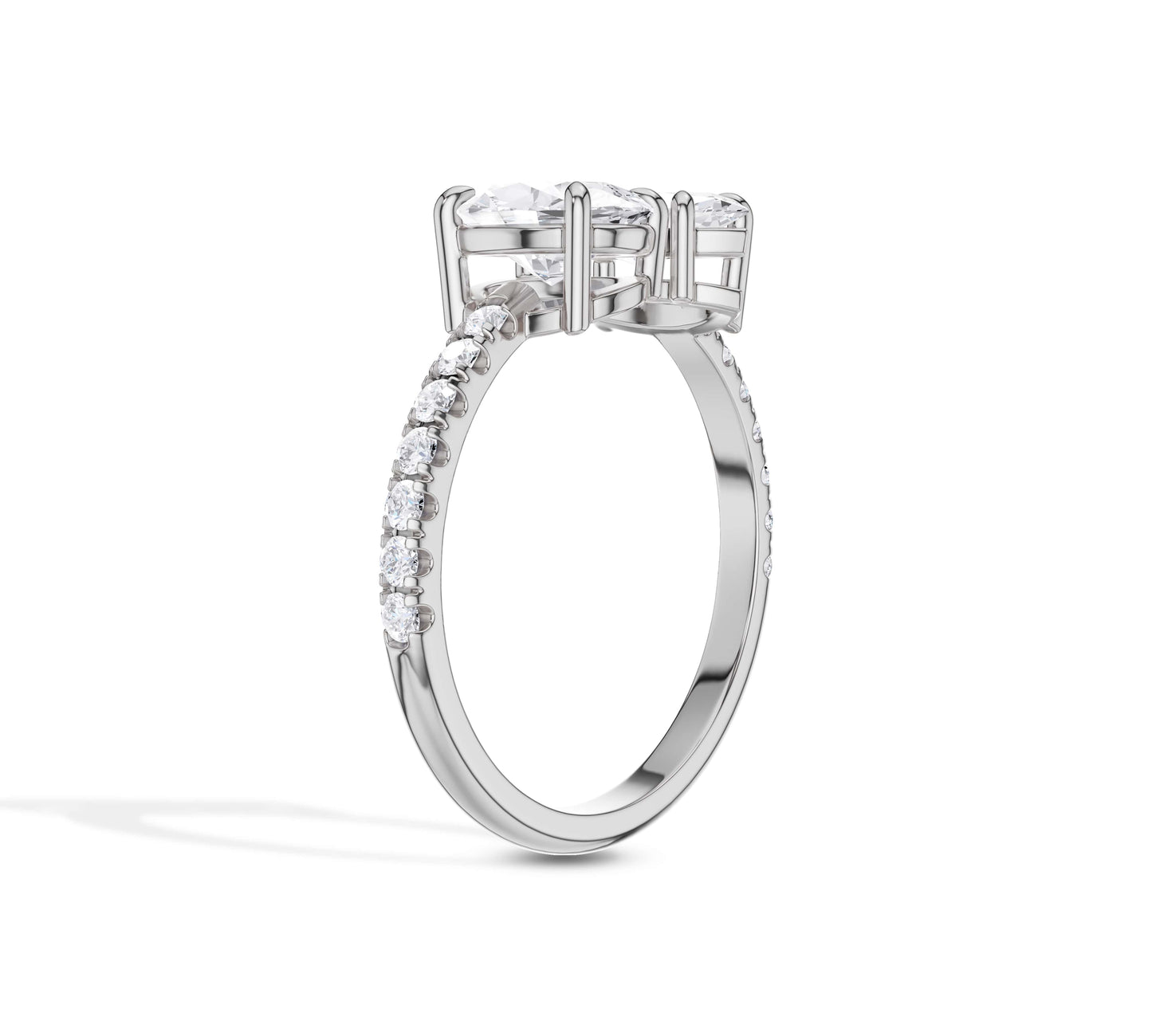toi et moi diamond ring