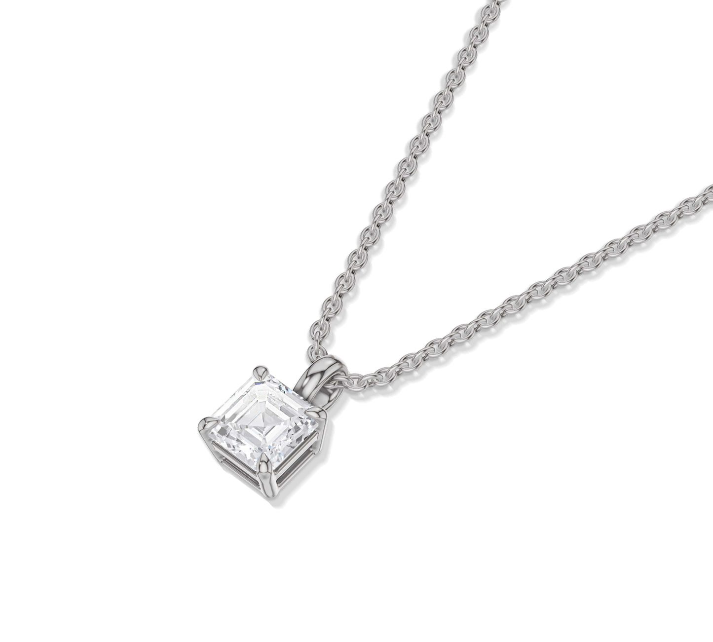 white gold diamond necklace