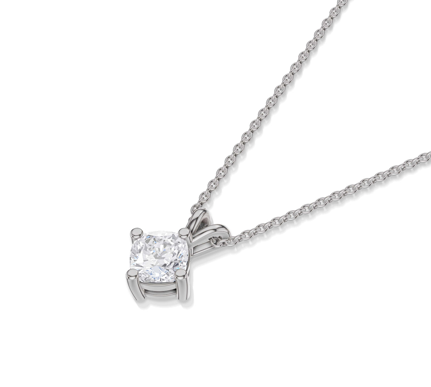 diamond necklace pendant solitaire
