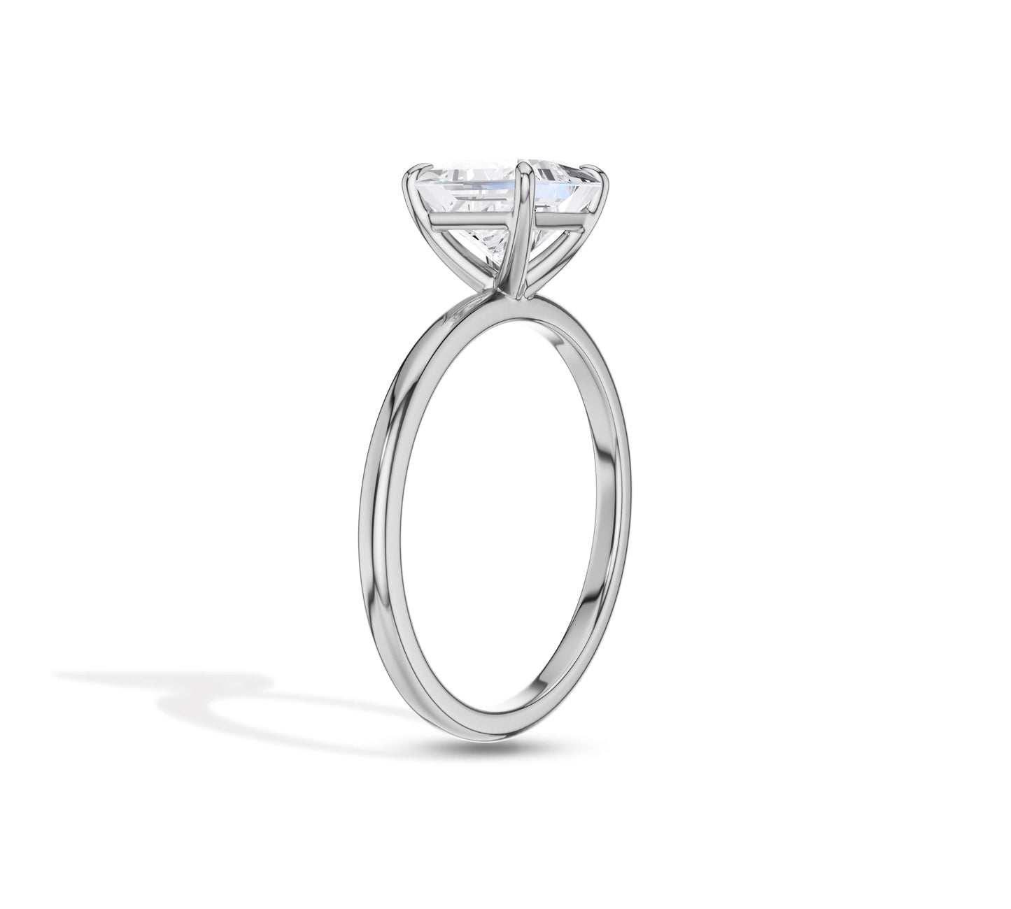 Princess diamond ring in white gold setting