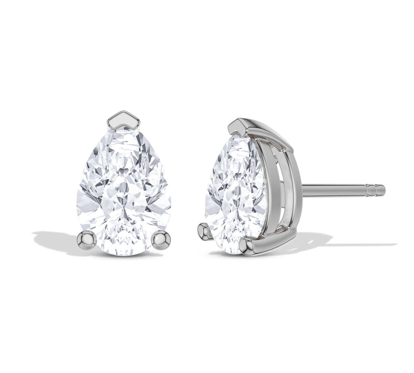 Bridal teardrop earrings