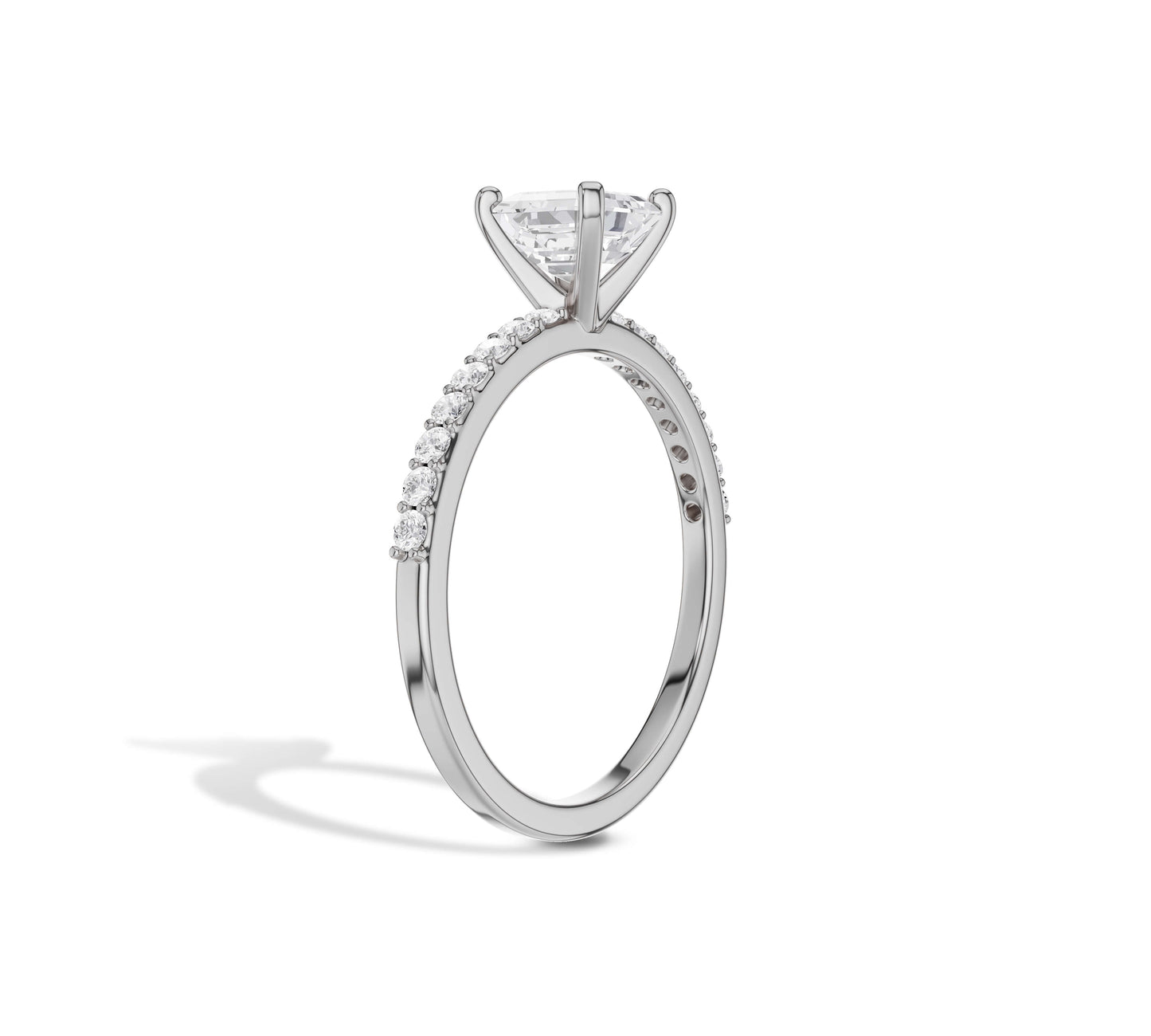 pave diamond wedding band