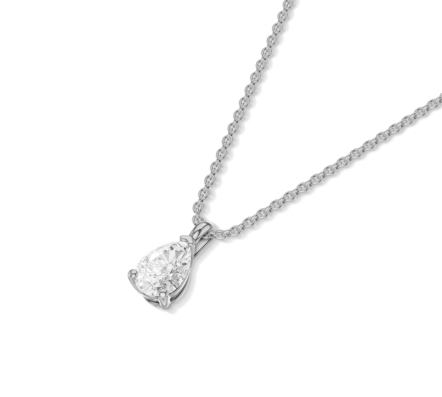 simple diamond necklace