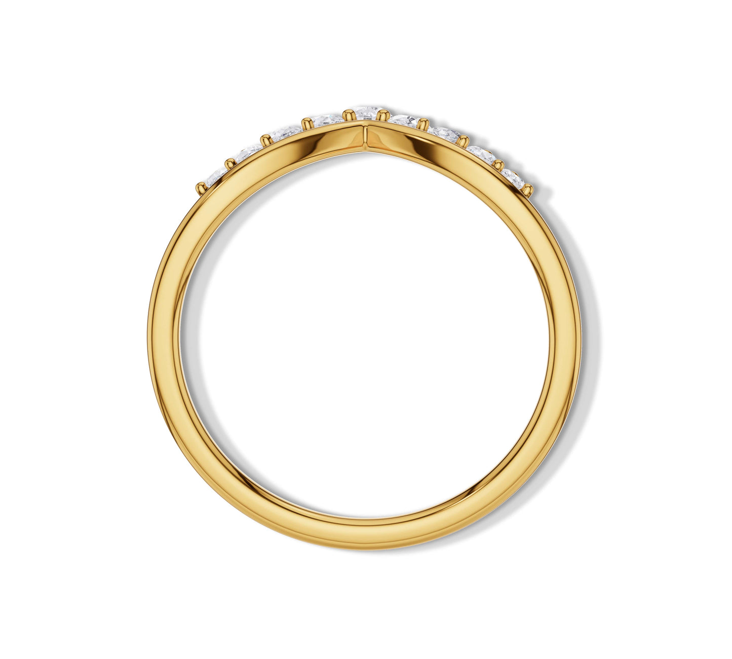 crown gold ring