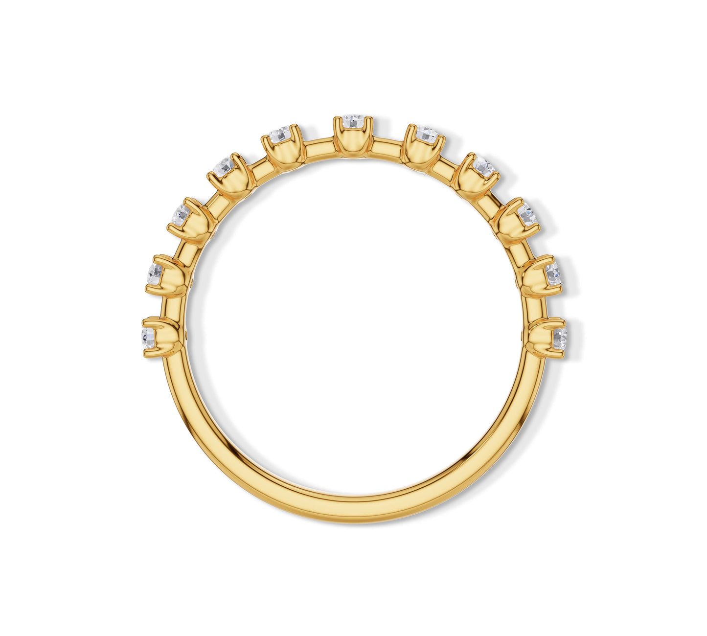 round diamond wedding bands for women
