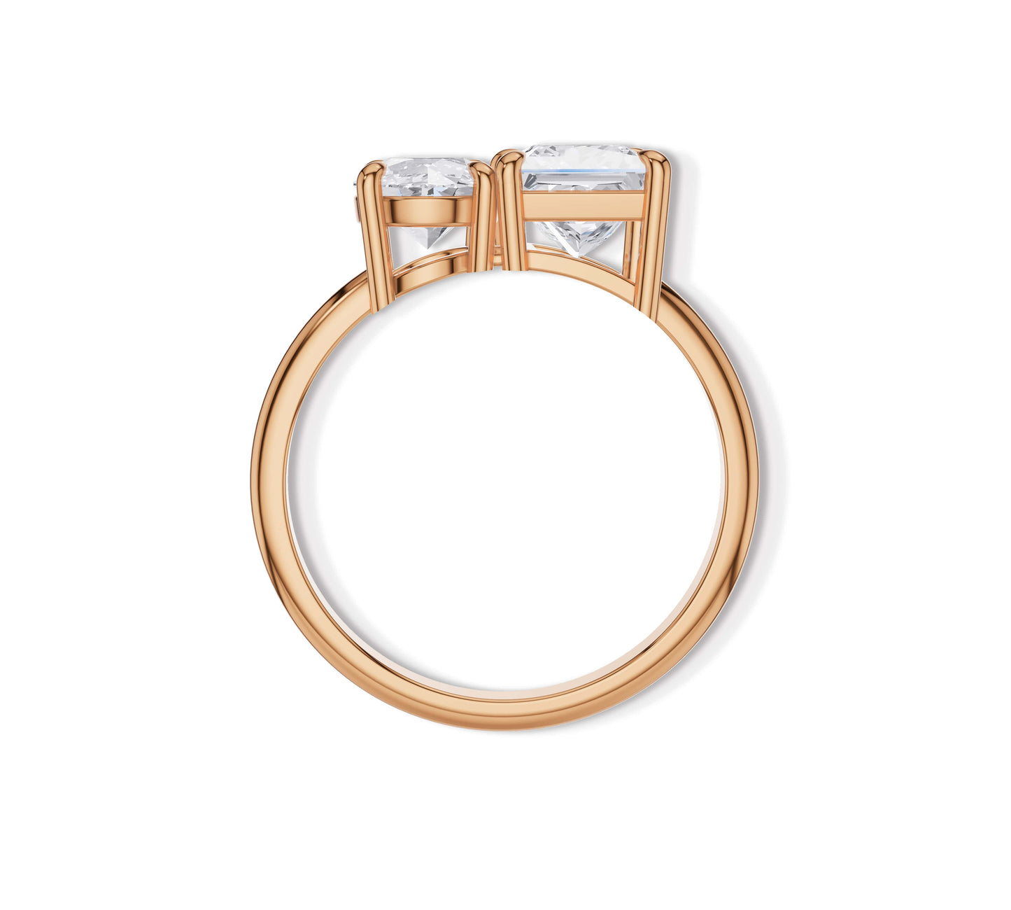 Fine jewelry two shape diamond band