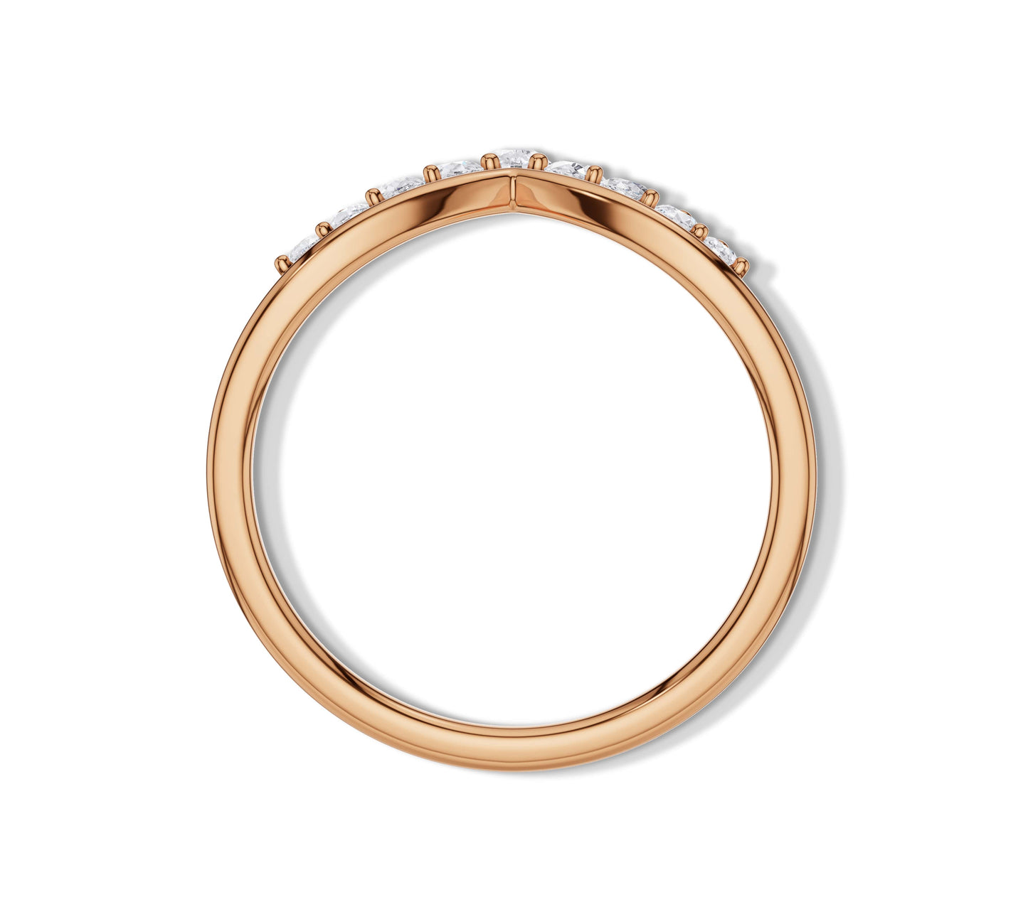 rose gold crown ring