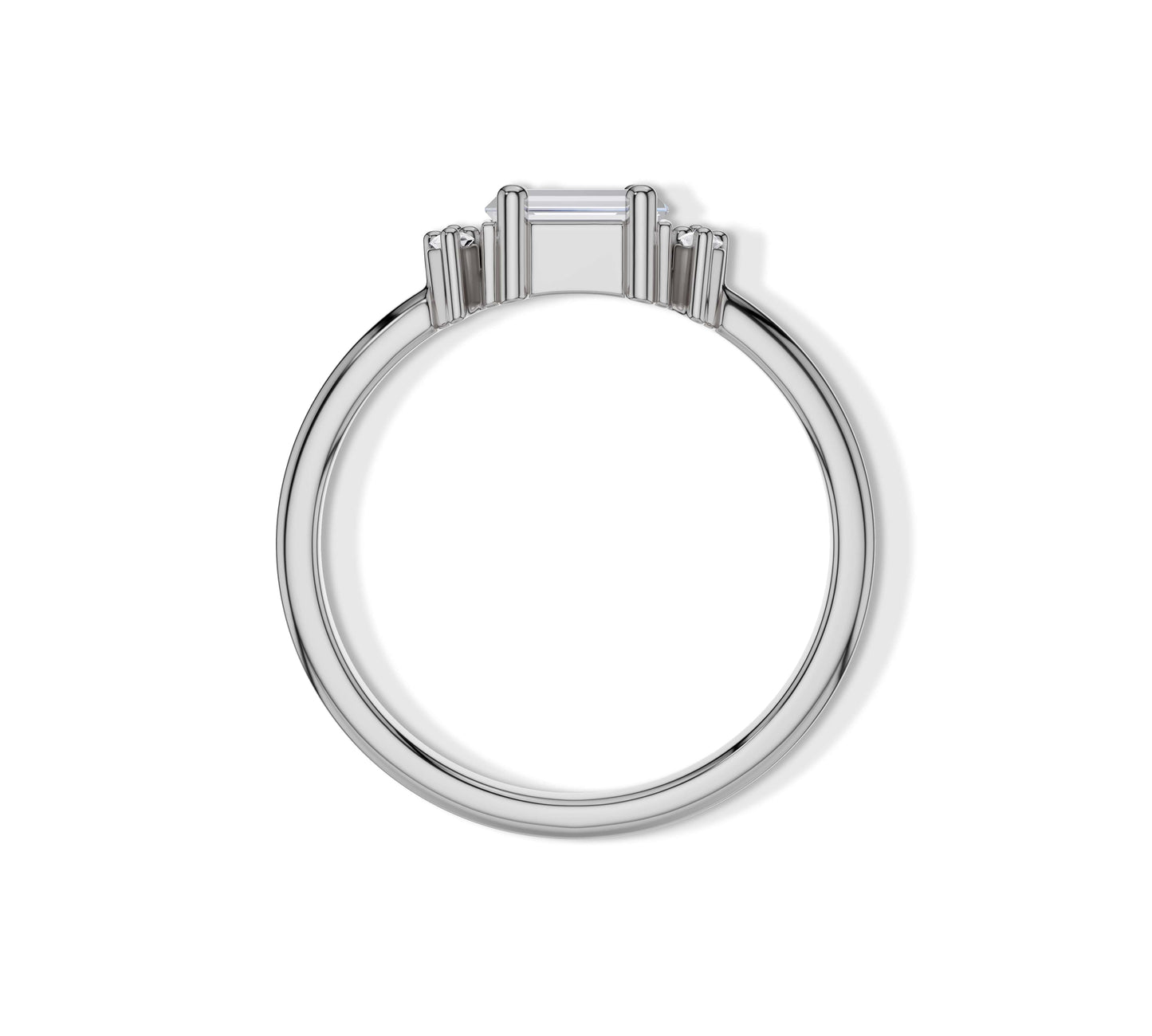 baguette diamond band