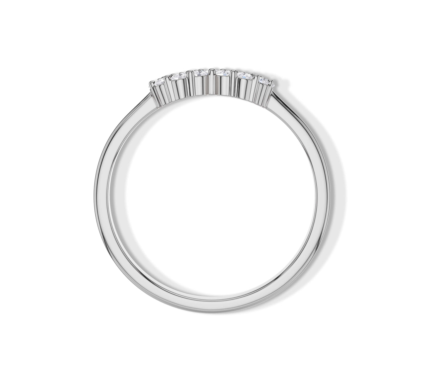 gold diamond heart ring