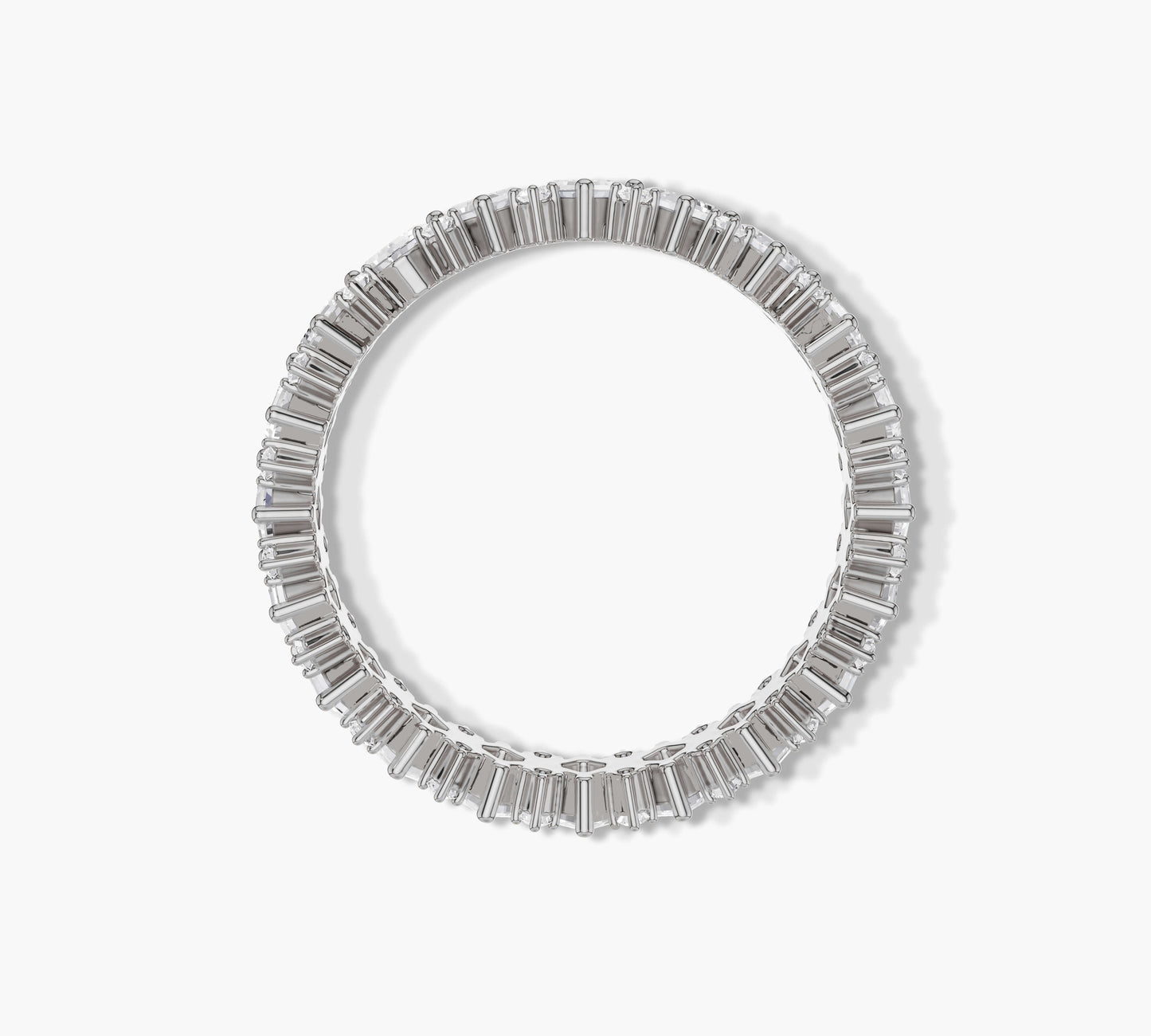 white gold eternity band