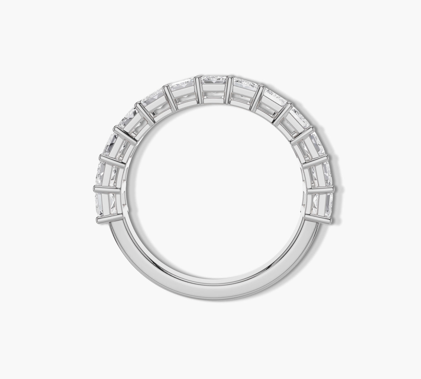emerald eternity wedding bands