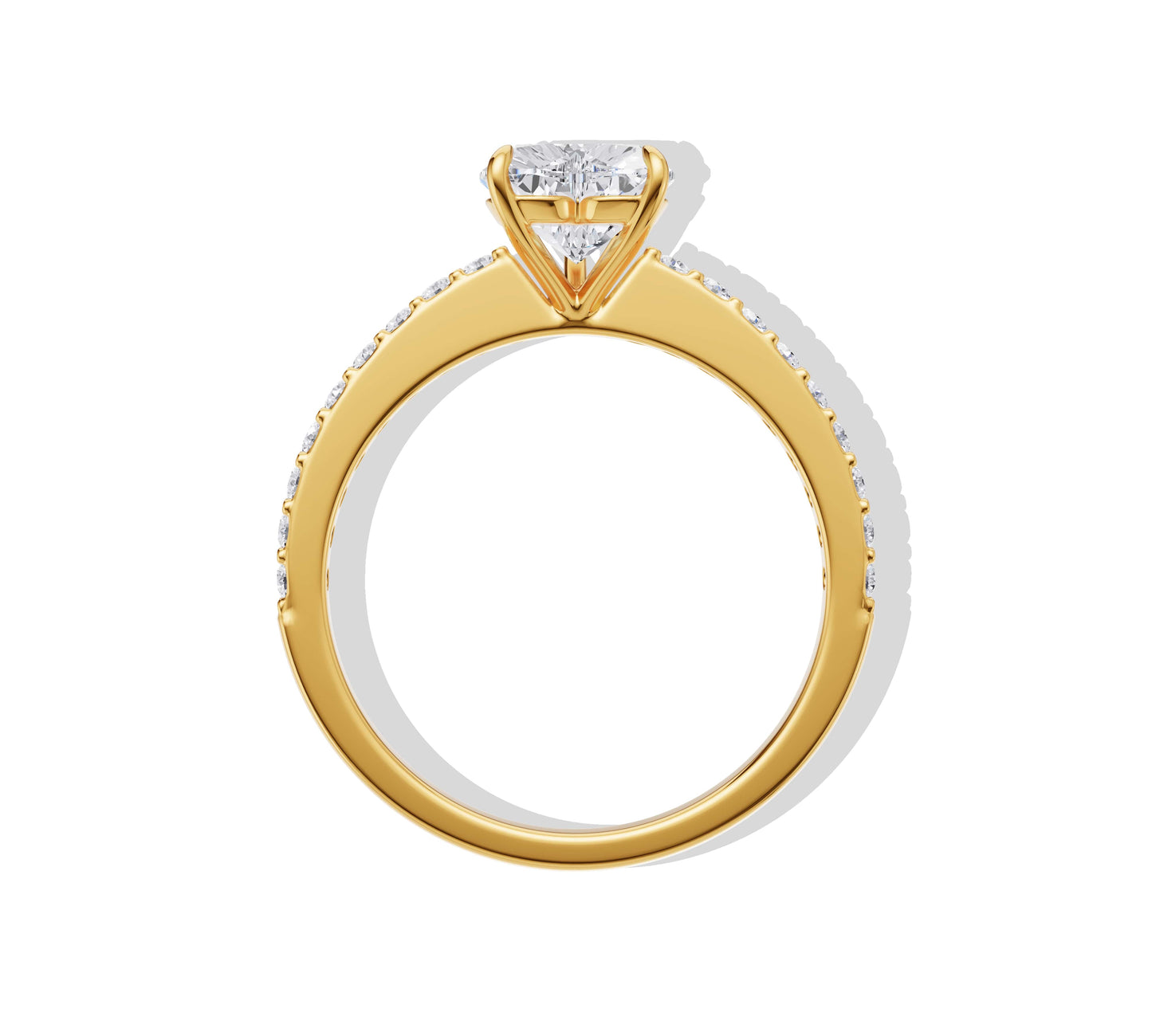 emerald & diamond engagement rings