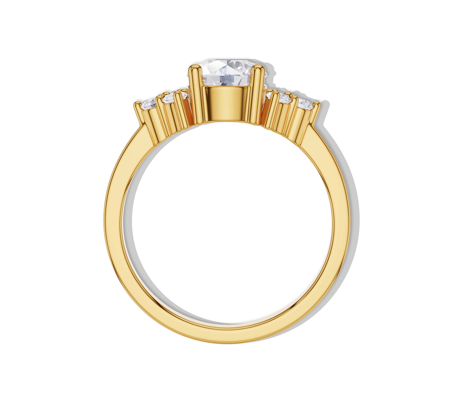 yellow gold Nature Inspired Engagement Rings