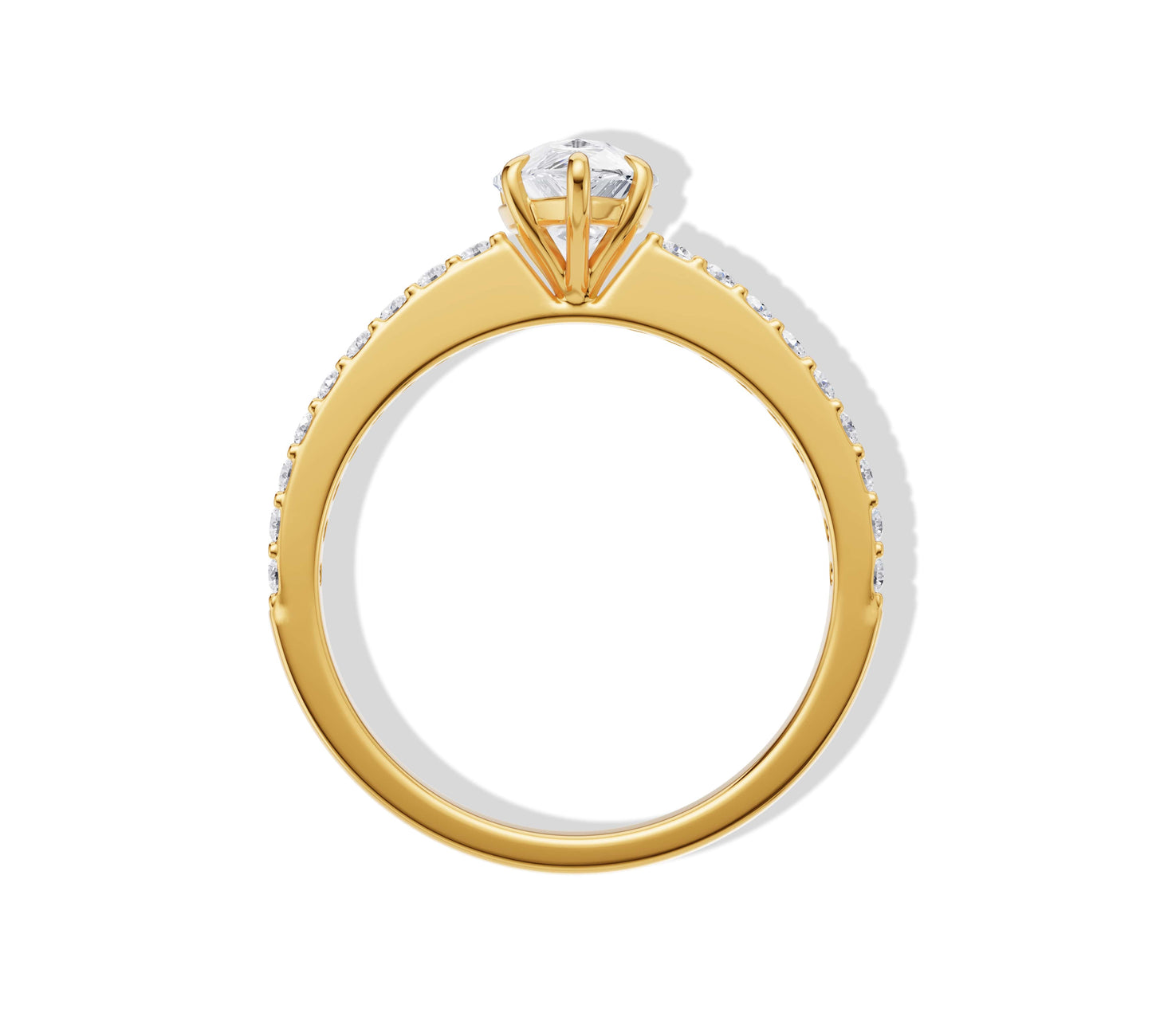 pear shaped engagement ring
