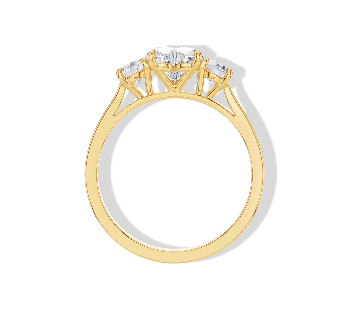 heart engagement rings