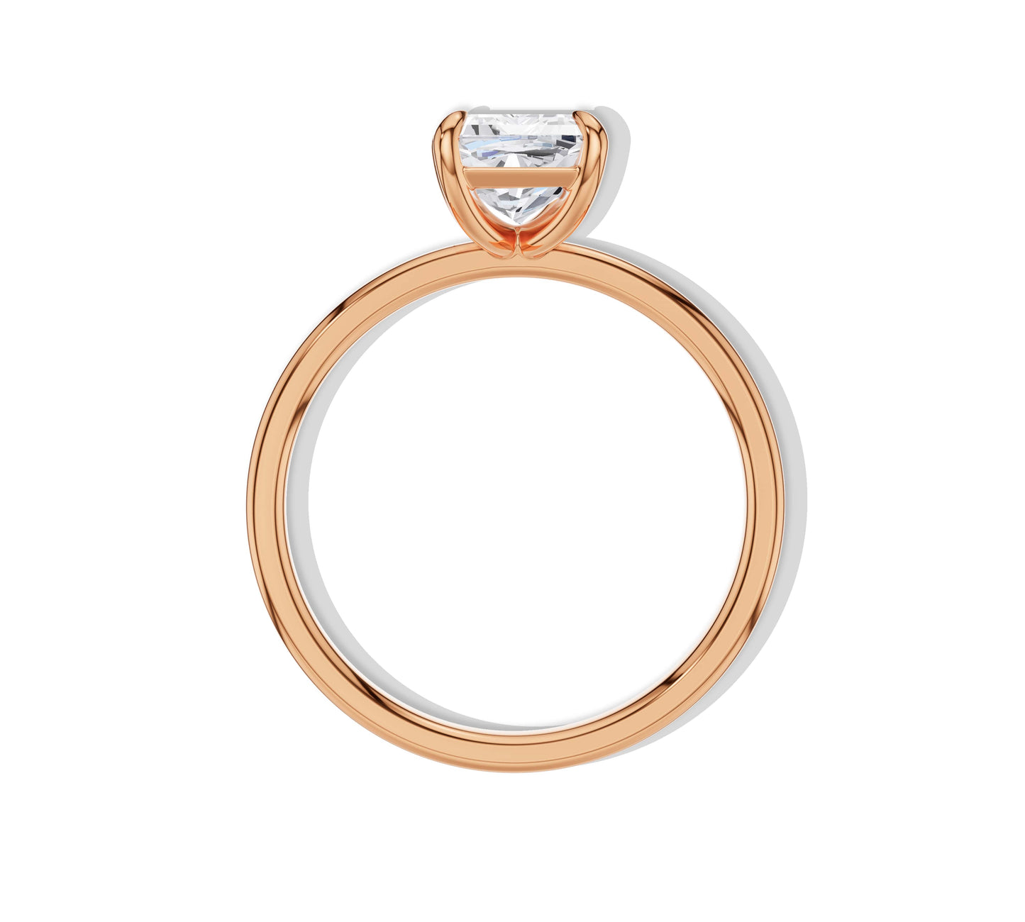 emerald cut diamond ring