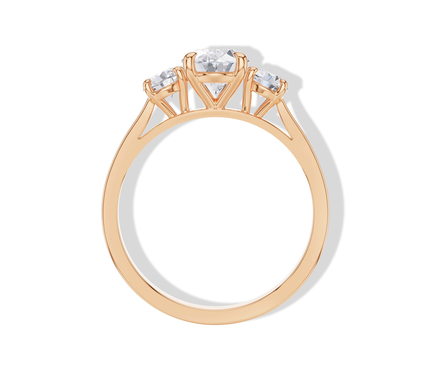 gold oval engagement rings