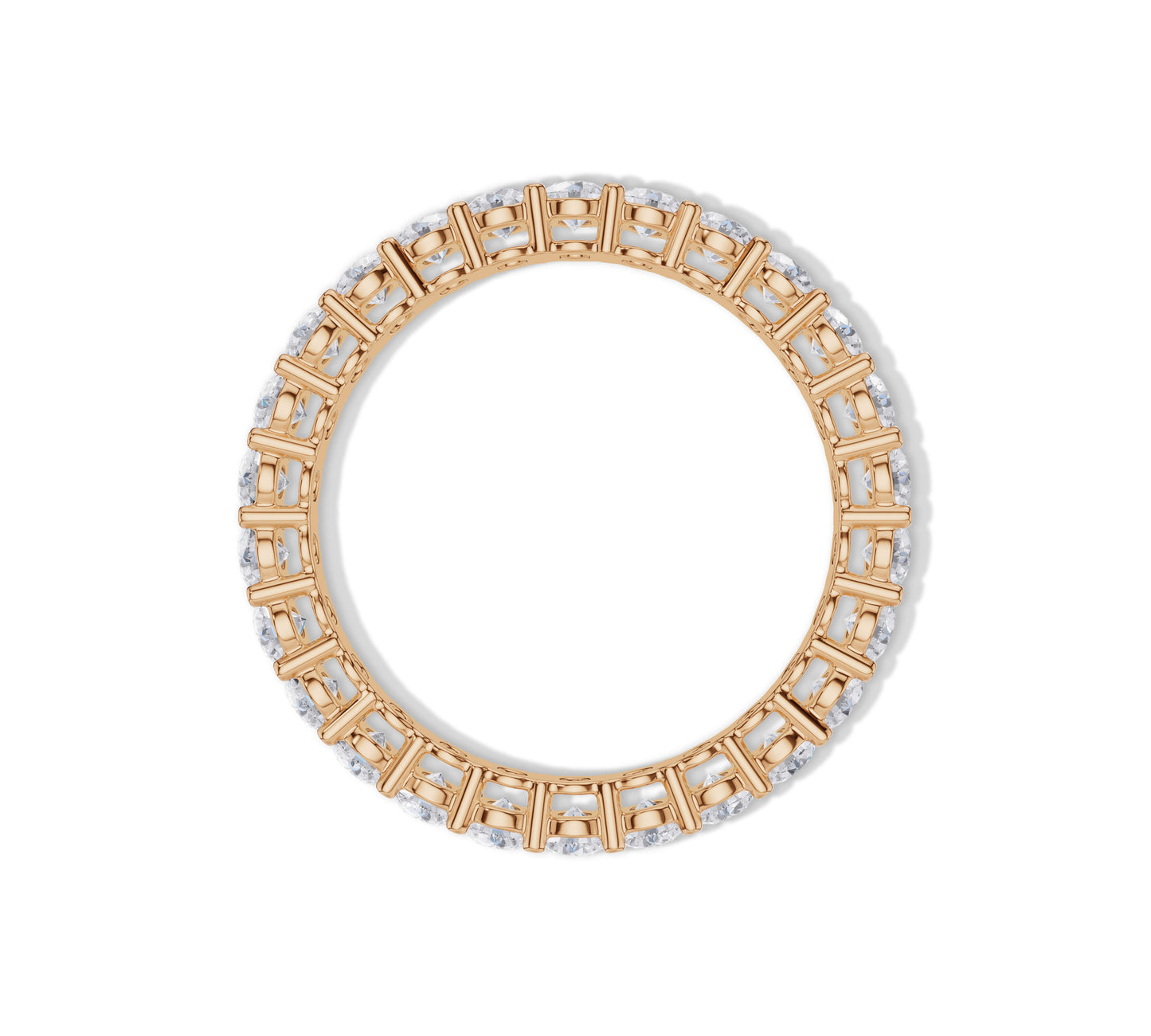 Round diamond ring perfect for engagement or anniversary