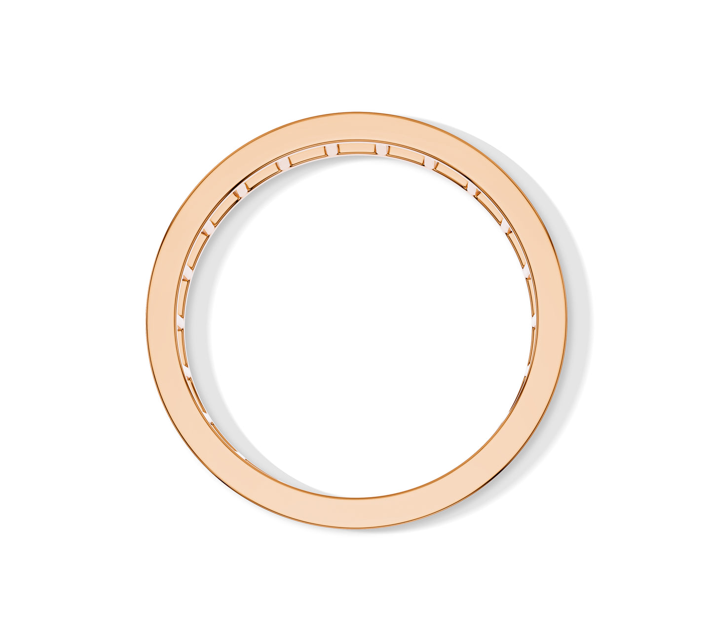 Dainty ring with baguette diamonds