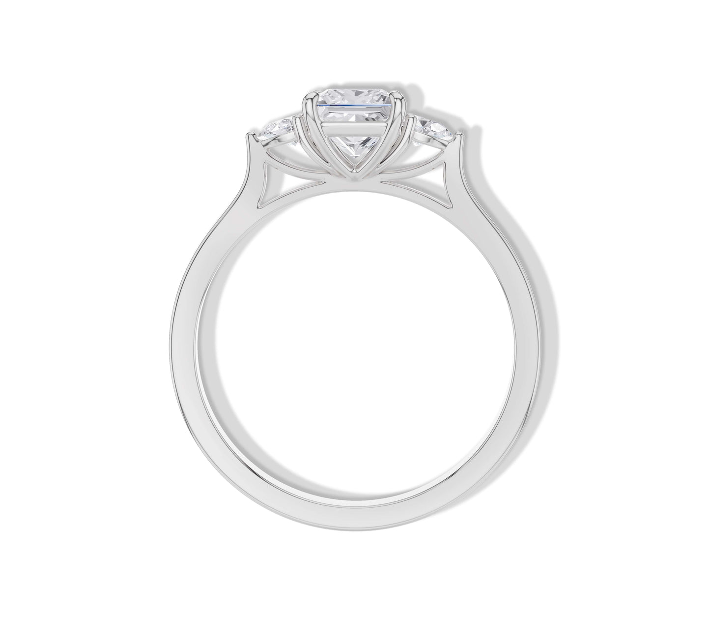 square diamond engagement rings