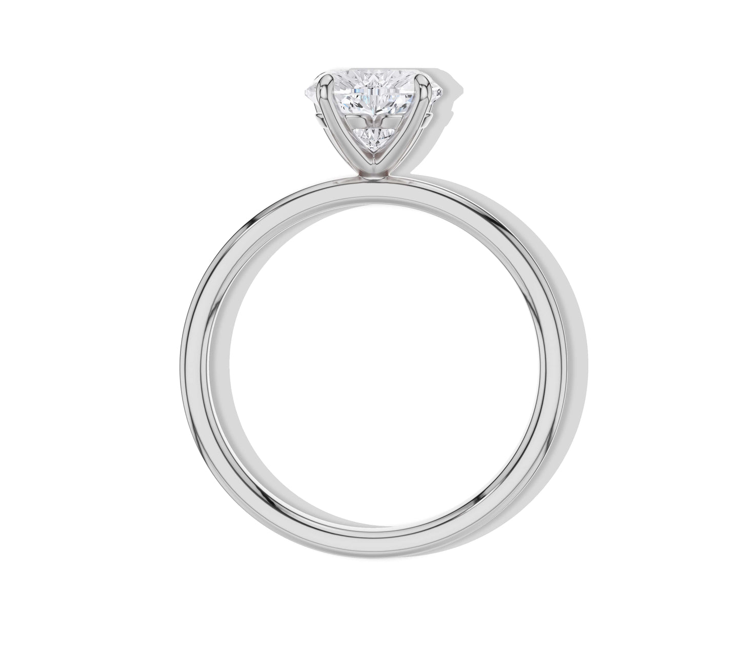 heart shaped diamond engagement ring