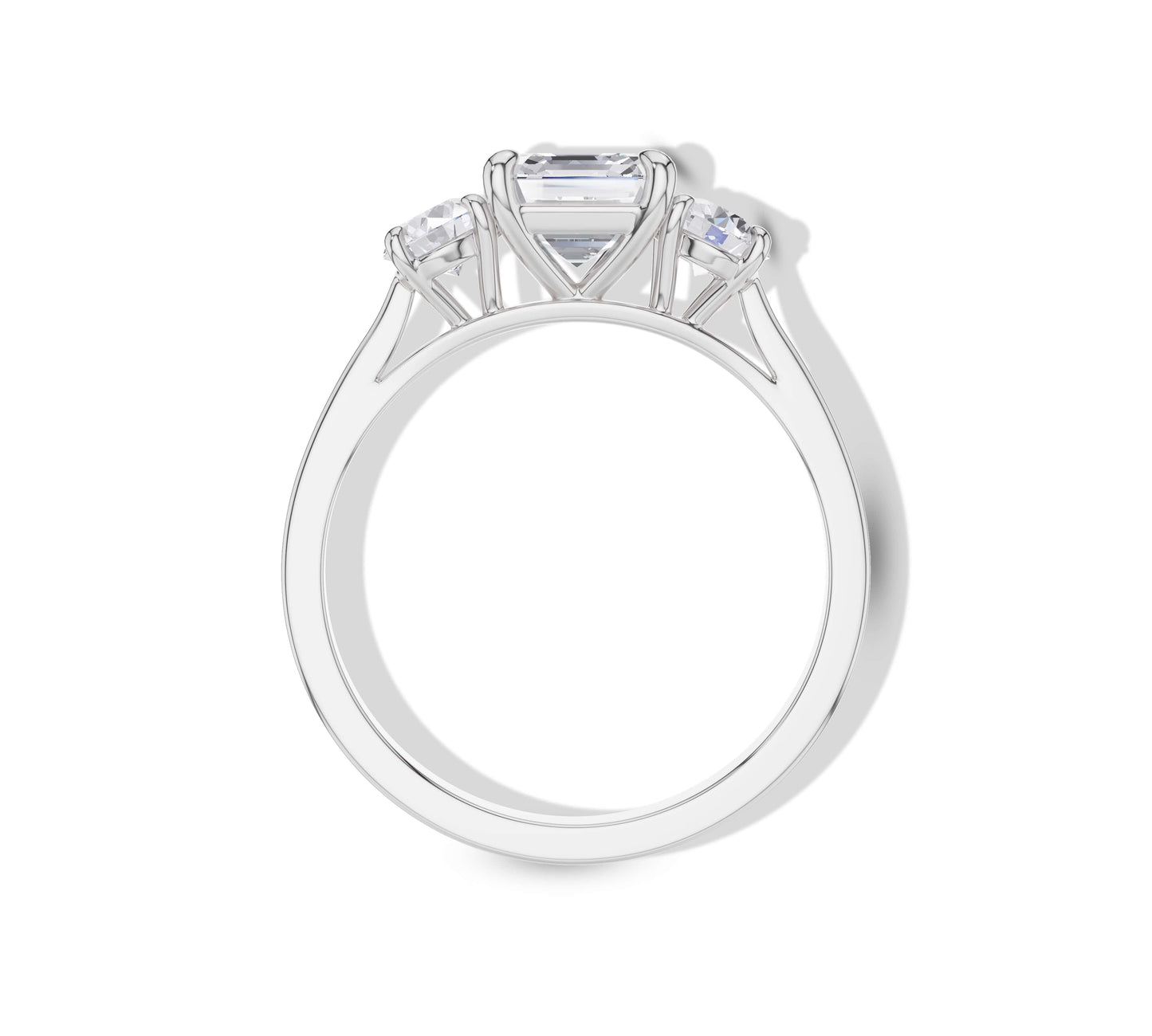 3 diamond gold ring