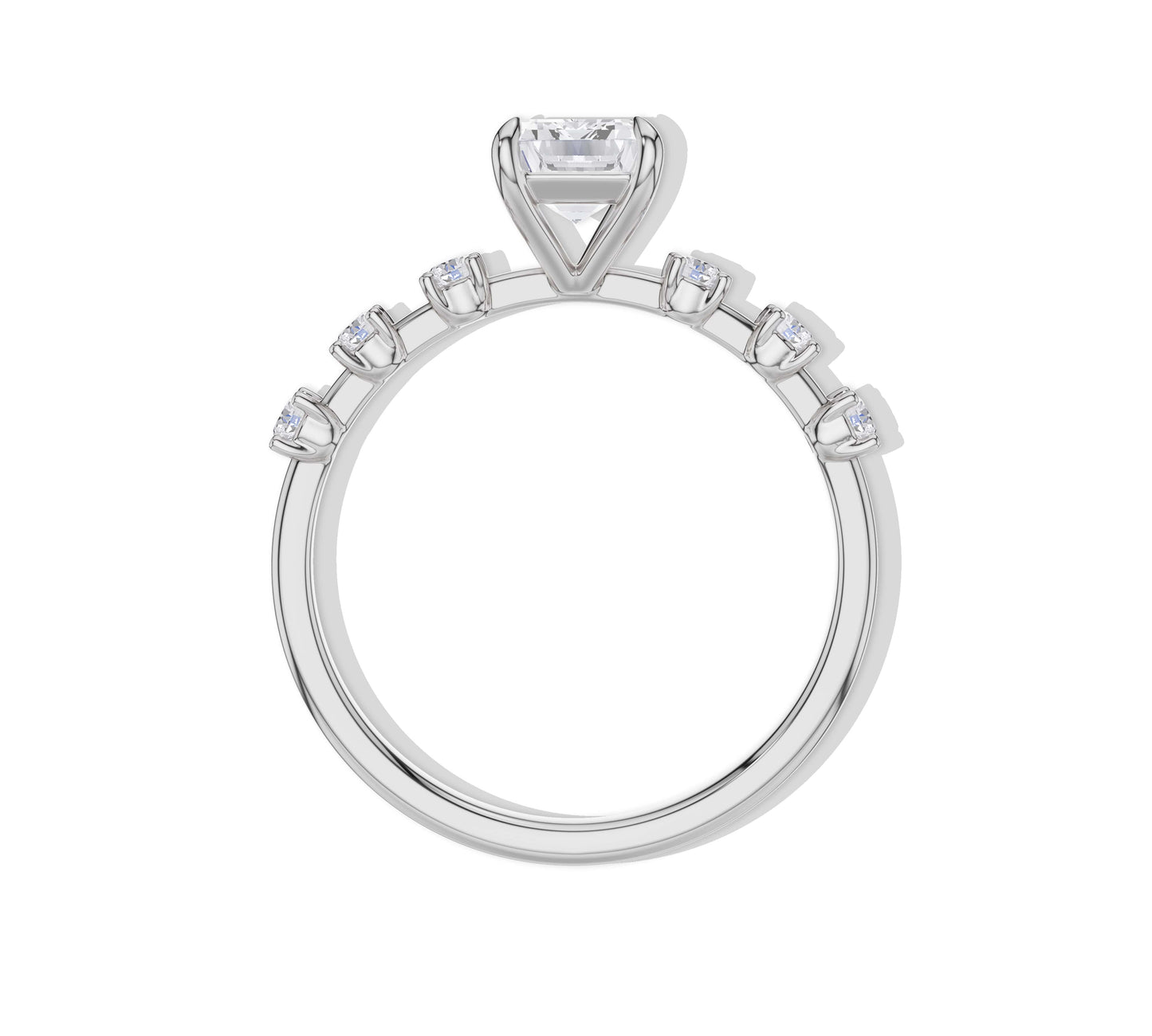 emerald cut engagement ring