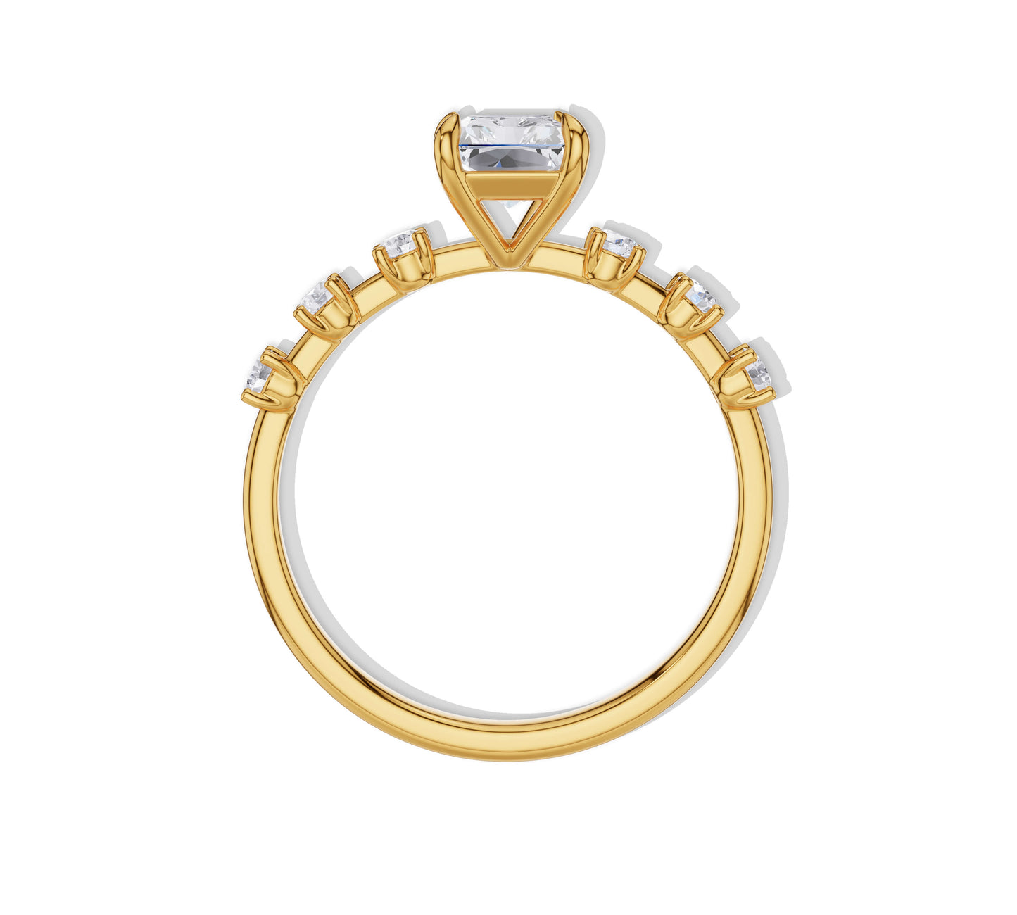 radiant cut engagement rings