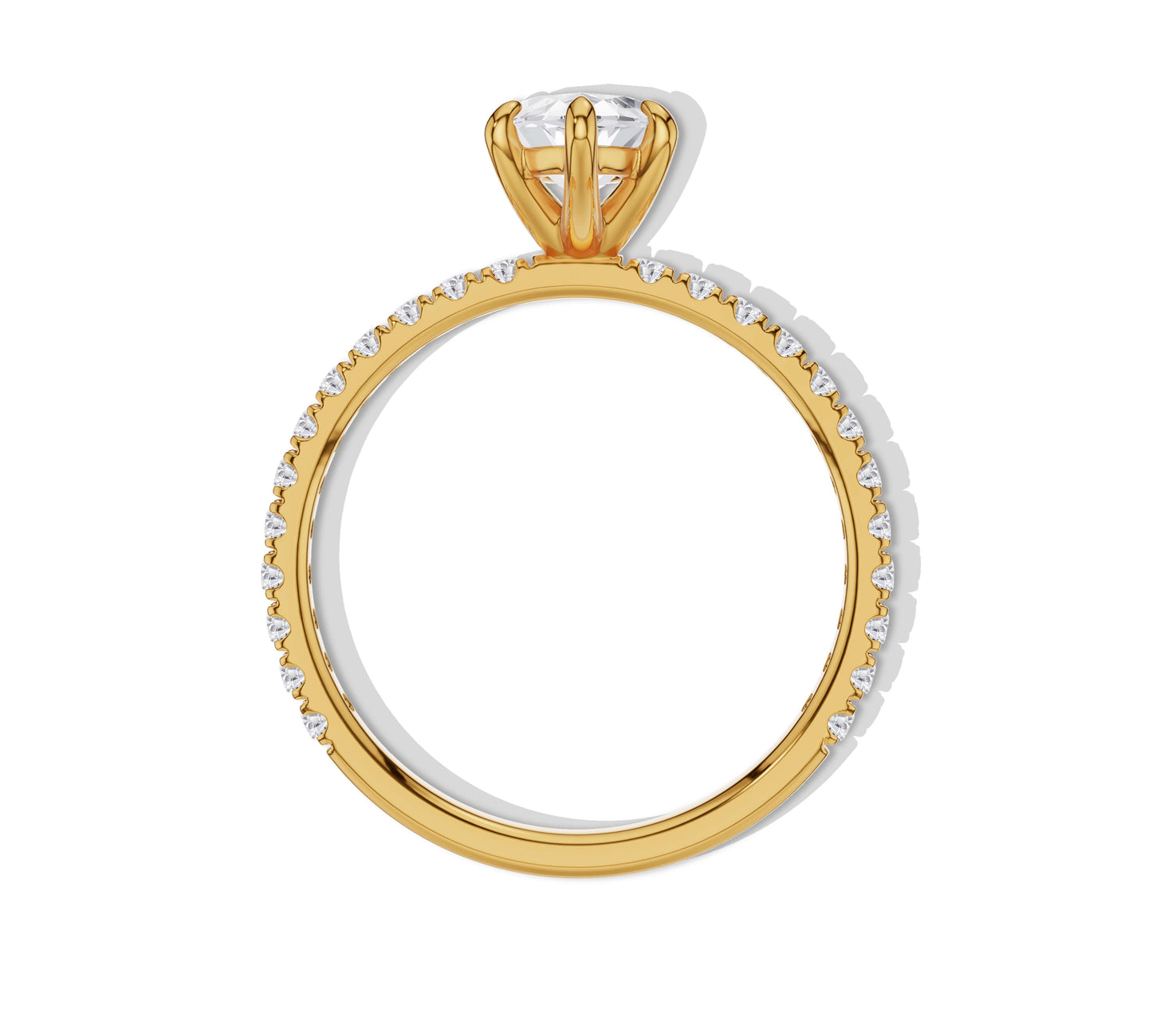 marquise ring with side stones