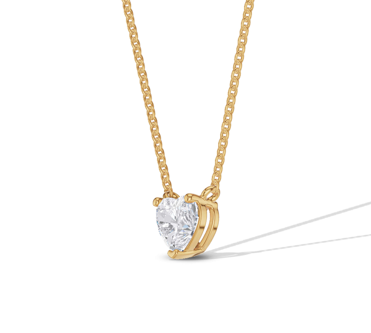 solitaire diamond necklace