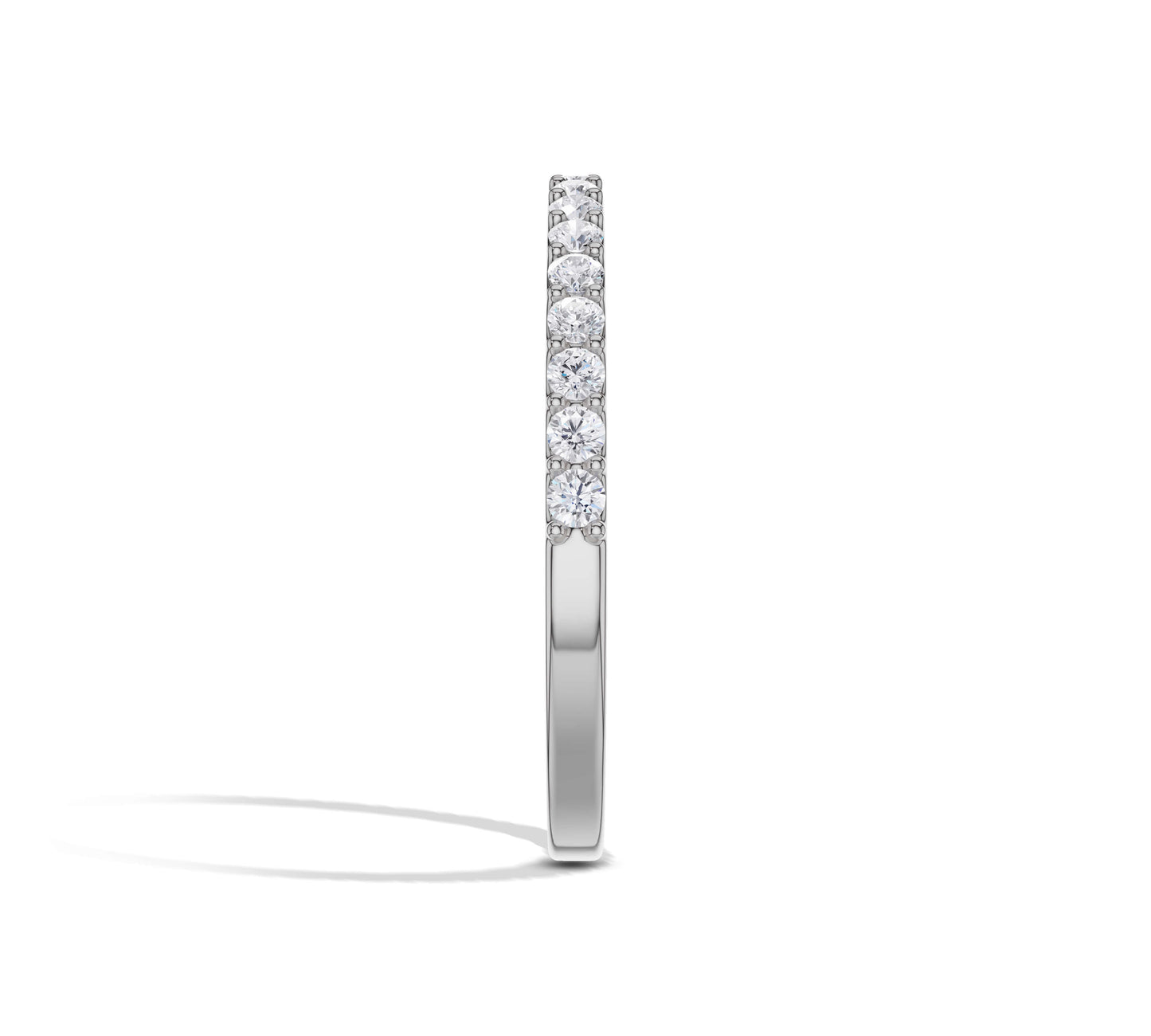 gold stackable band for women
