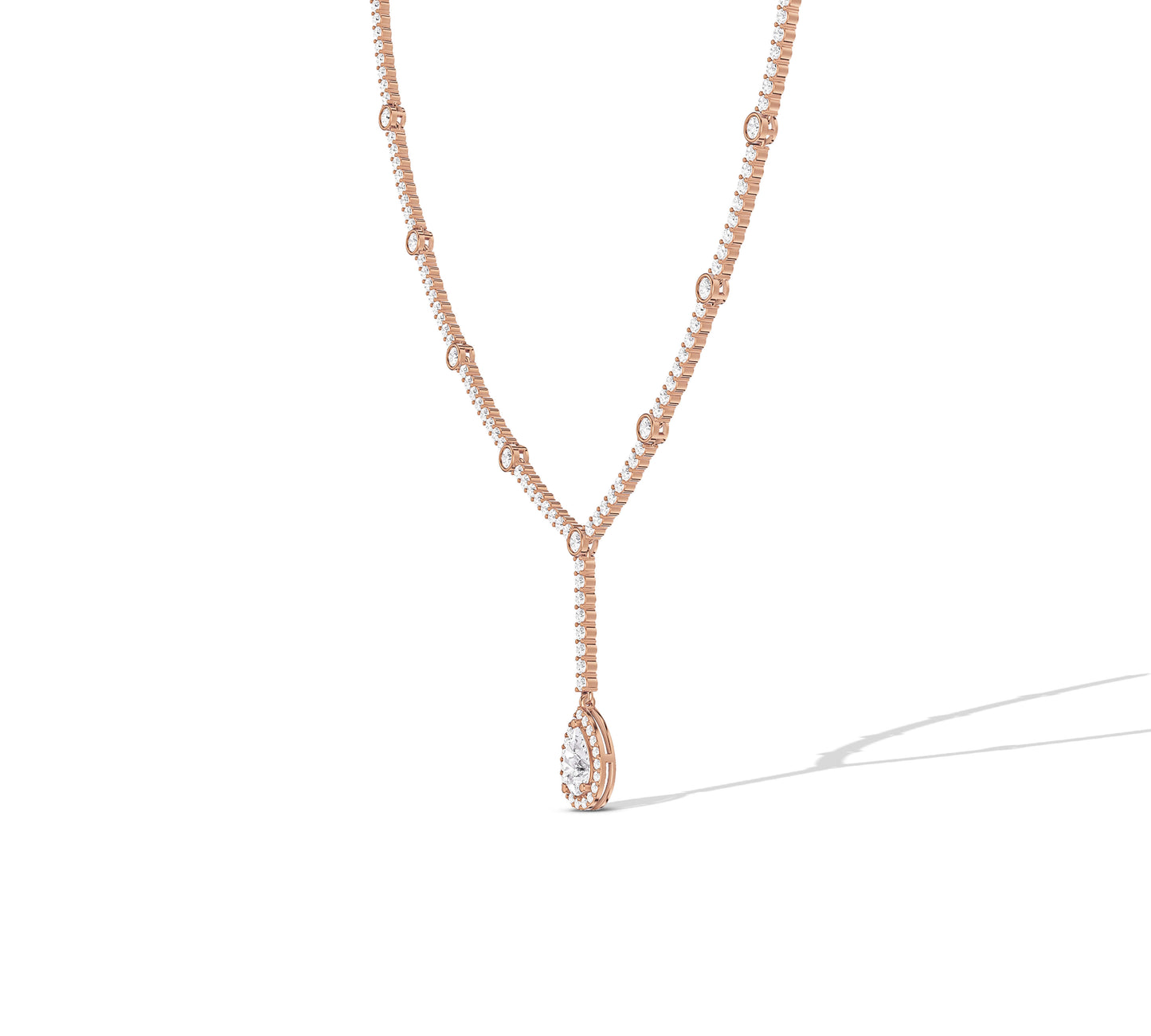 Stylish 14K gold drop necklace for gifting