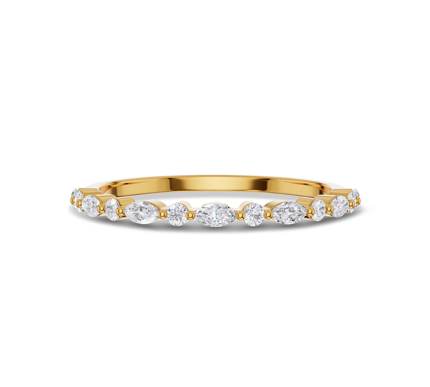 Marquise Diamond Wedding Ring for her