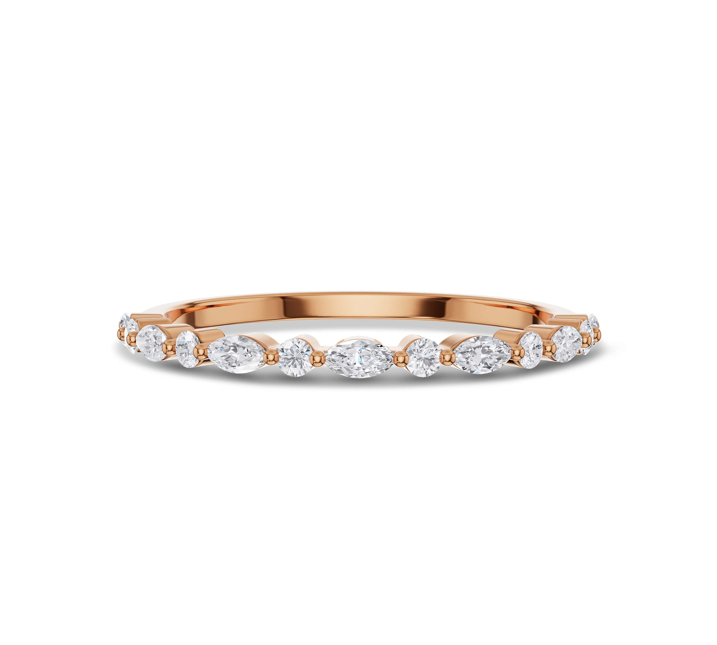marquise cut diamond ring rose gold