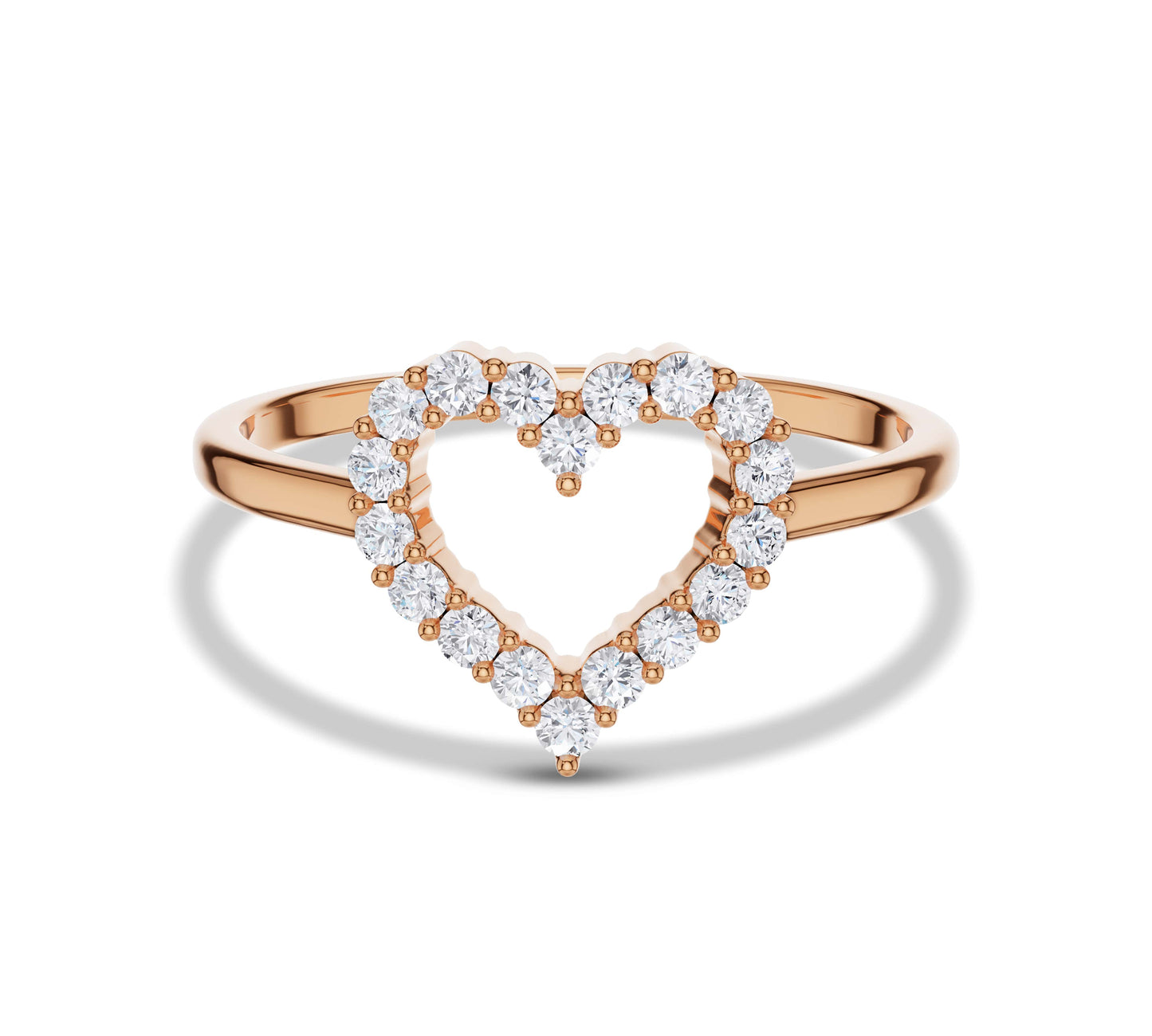heart diamond ring