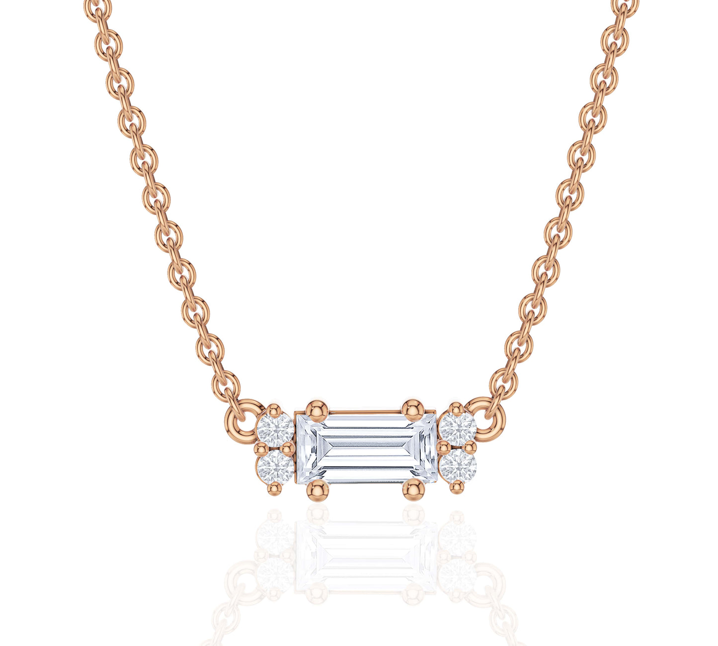 minimalist gold necklace