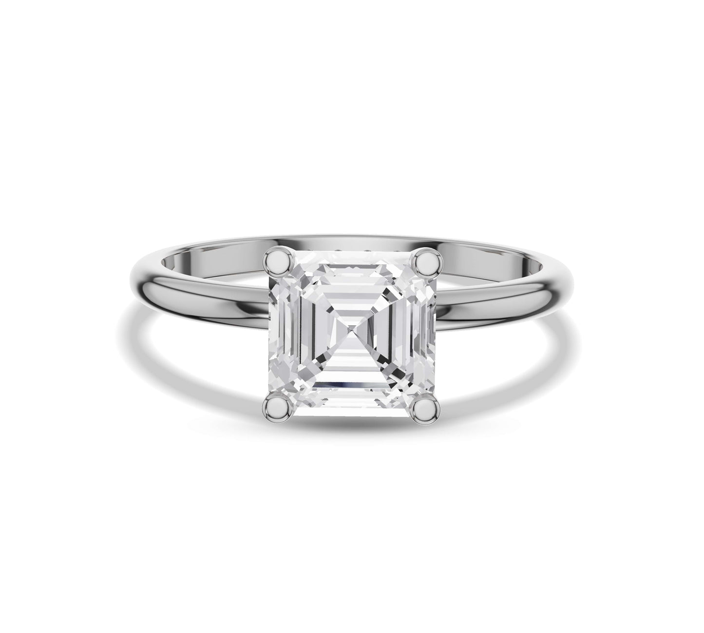 hidden halo setting only in engagement ring