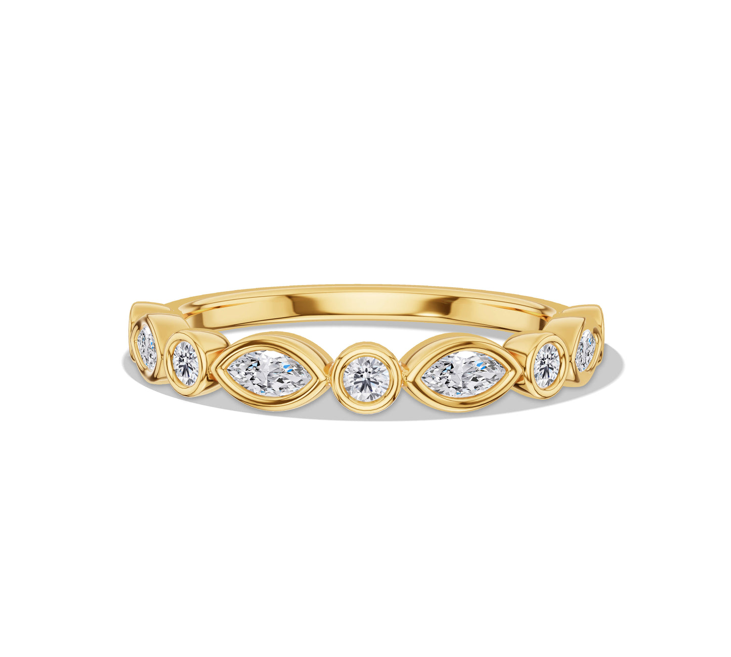 eternity diamond wedding band