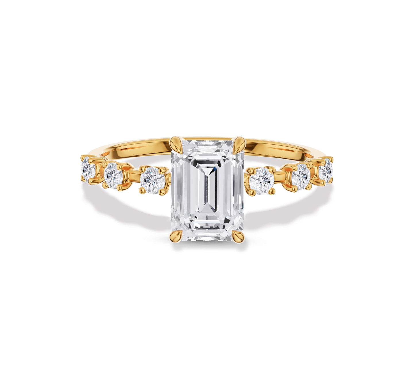 emerald cut engagement rings