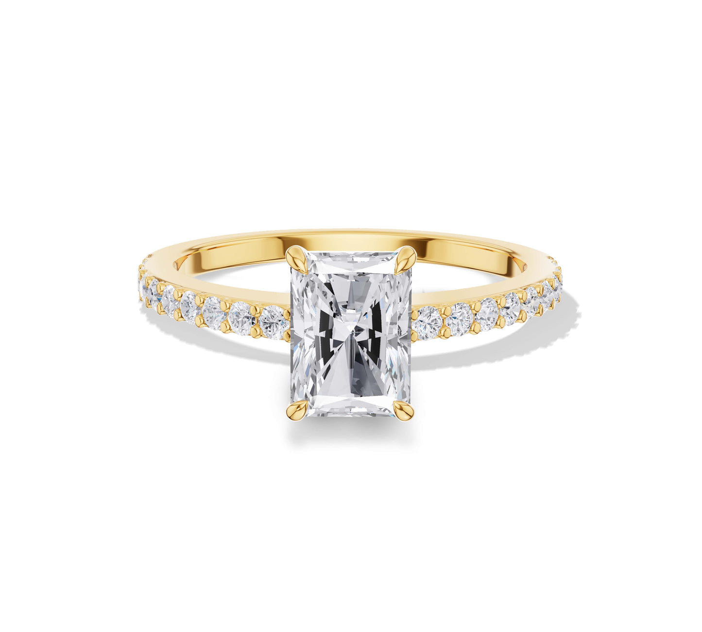 radiant diamond ring
