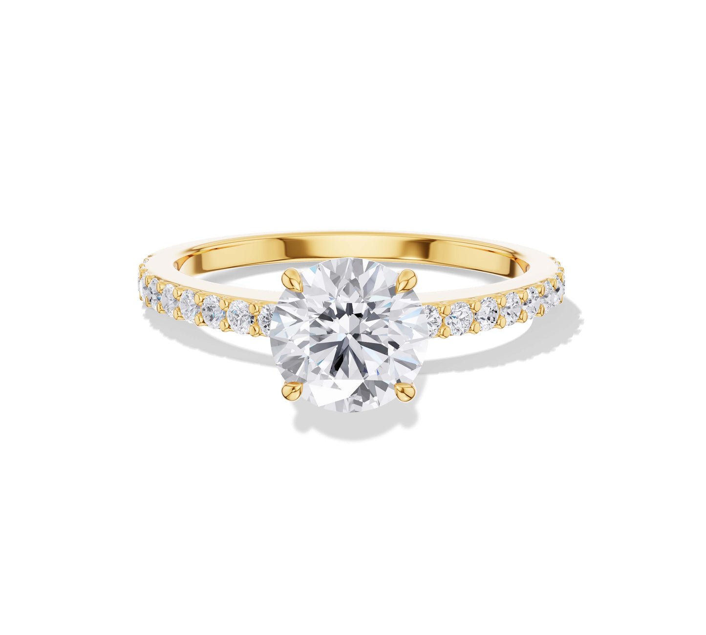lab created engagement rings