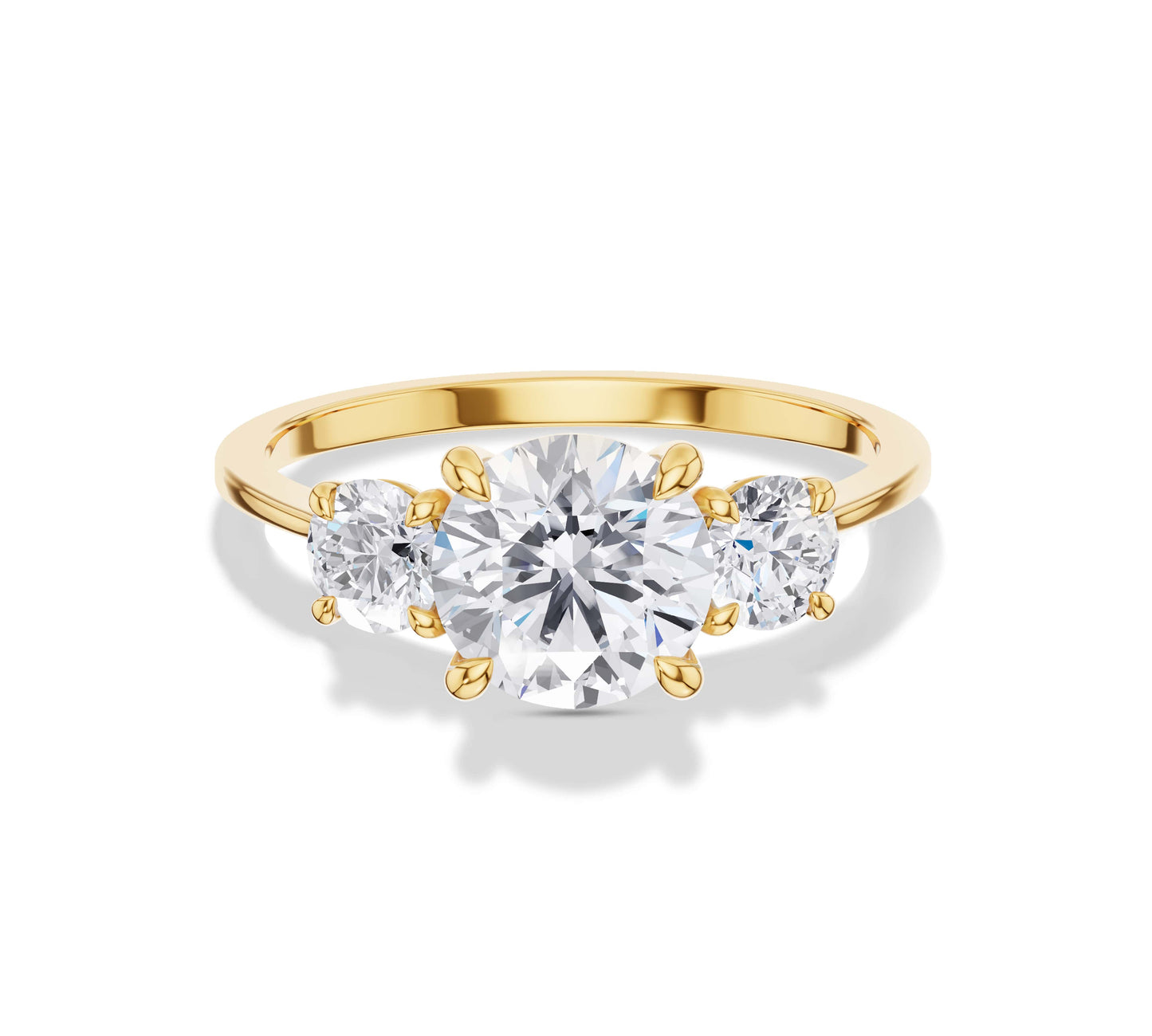 round diamond engagement rings