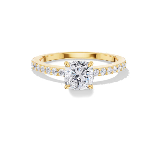 engagement rings yellow gold